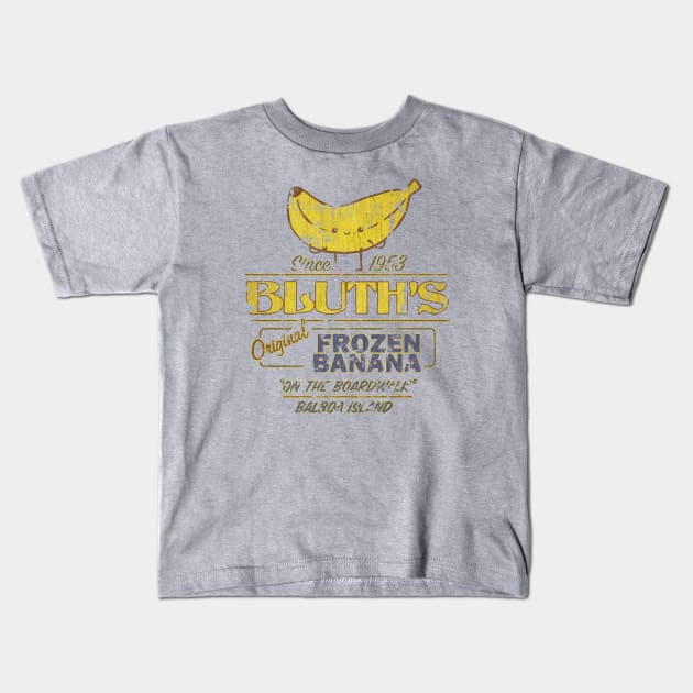 Bluth's Original Frozen Banana - Vintage Kids T-Shirt by JCD666